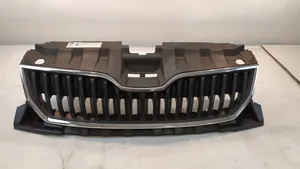 Skoda Fabia Mk3 (NJ) Grille calandre supérieure de pare-chocs avant 6V0853653