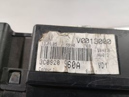 Volkswagen PASSAT B6 Compteur de vitesse tableau de bord 3C0920960A