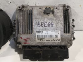 Alfa Romeo Brera Juego de cerradura y set ECU del motor 0281012145