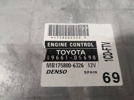 Toyota Avensis T250 Moottorinohjausyksikön sarja ja lukkosarja 8380005631