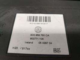 Volkswagen Phaeton Modulo di controllo sedile 3D0959760CA