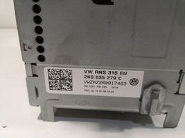 Volkswagen PASSAT B7 Panel / Radioodtwarzacz CD/DVD/GPS 2K0035279C