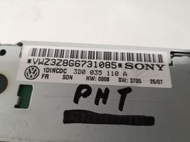 Volkswagen Phaeton CD/DVD-vaihdin 3D0035110A