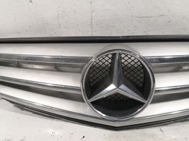 Mercedes-Benz C W204 Grille calandre supérieure de pare-chocs avant 2048800023
