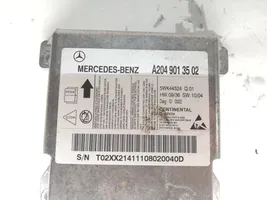 Mercedes-Benz C W204 Module de contrôle airbag A2049013502