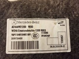 Mercedes-Benz B W246 W242 Tavaratilan pohjan tekstiilimatto A2466901200