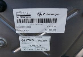 Volkswagen Phaeton Etuoven ikkunan nostin moottorilla 3D1959702D