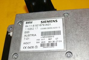 BMW 7 E65 E66 Module unité de contrôle Bluetooth 84116921679