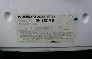 Nissan Sentra B16 Écran / affichage / petit écran 28090ET000