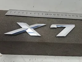 BMW X7 G07 Emblemat / Znaczek tylny / Litery modelu 177057-10