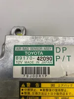 Toyota RAV 4 (XA40) Oro pagalvių valdymo blokas 8917042090