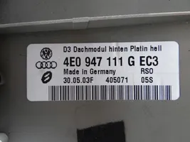 Audi A8 S8 D3 4E Illuminazione sedili anteriori 4e0947111G