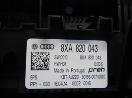 Audi A1 Unité de contrôle climatique 8XA820043