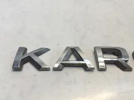 Skoda Karoq Insignia/letras de modelo de fabricante 