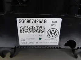 Volkswagen Golf VII Unité de contrôle climatique 5G0907426AG