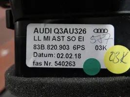 Audi Q3 F3 Kojelaudan keskiosan tuuletussuuttimen ritilä 83B820903