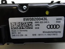 Audi A4 S4 B9 Centralina del climatizzatore 8W0820043L