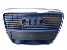 Audi A6 S6 C6 4F Etupuskurin ylempi jäähdytinsäleikkö 4F0853651S