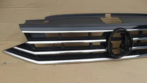 Volkswagen PASSAT B8 Maskownica / Grill / Atrapa górna chłodnicy 3G0853653N