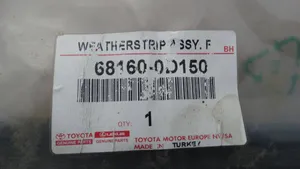 Toyota Yaris Binario del parabrezza della portiera anteriore 68160-0D150