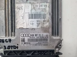 Audi A6 Allroad C7 Komputer / Sterownik ECU i komplet kluczy 4G0907311E