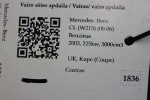 Mercedes-Benz CL C215 Ohjauspyörän pylvään verhoilu 0004621623