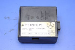 Mercedes-Benz CL C215 Hälytyksen ohjainlaite/moduuli A2158201326