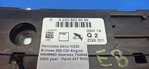 Mercedes-Benz S W220 Antena (GPS antena) A2208208589