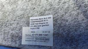 Mercedes-Benz SLK R171 Rear floor carpet liner A1716901241