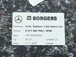 Mercedes-Benz E W211 Rivestimento pannello inferiore del bagagliaio/baule A2116907653