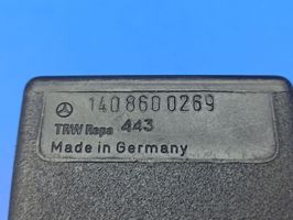 Mercedes-Benz S W140 Klamra tylnego pasa bezpieczeństwa 1408600269