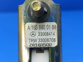 Mercedes-Benz ML W163 Silniczek regulacji pasów bezpieczeństwa A1638600188