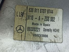 Mercedes-Benz Vito Viano W638 Veidrodėlio plastikinė apdaila A6388110707