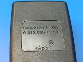 Mercedes-Benz E W212 Boucle de ceinture de sécurité arrière A2128601969