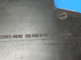 Mercedes-Benz 380 560SEC C126 Paneļa dekoratīvās apdares vairogs (apakšējais) 1266800717