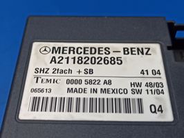 Mercedes-Benz E W211 Seat control module A2118202685