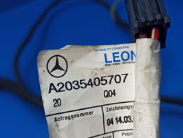 Mercedes-Benz C W203 Wiązka przewodów drzwi przednich A2035405707