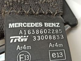 Mercedes-Benz ML W163 Saugos diržas galinis A1638602285