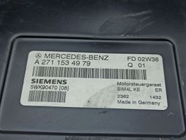 Mercedes-Benz C W203 Variklio valdymo blokas A2711534979