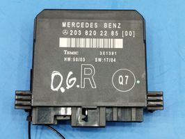 Mercedes-Benz C W203 Unité de commande module de porte 2038202285