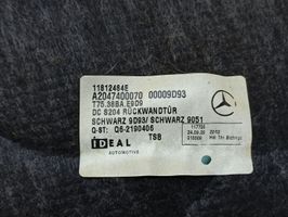 Mercedes-Benz C W204 Poszycie / Tapicerka tylnej klapy bagażnika A2047400070