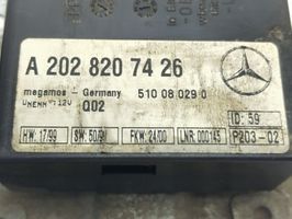Mercedes-Benz CLK A208 C208 Boîtier module alarme A2028207426