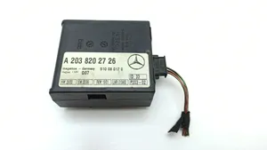 Mercedes-Benz C W203 Boîtier module alarme A2038202726