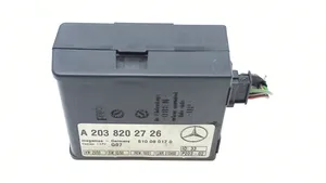 Mercedes-Benz C W203 Boîtier module alarme A2038202726