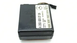 Mercedes-Benz C W203 Boîtier module alarme A2038202726