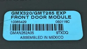 Cadillac SRX Door control unit/module 10365429