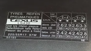 Lexus LS 430 Set vano portaoggetti 5550950020