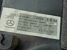 Mercedes-Benz CLK A208 C208 Dvidurio galinių vietų šoninis apdailos skydas A2086900626