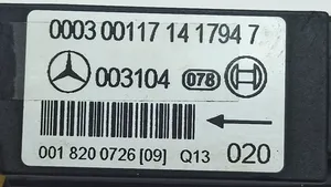 Mercedes-Benz CLK A208 C208 Capteur de collision / impact de déploiement d'airbag 0018200726