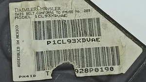 Jeep Grand Cherokee (WK) Ceinture de sécurité arrière P1CL93XDVAE